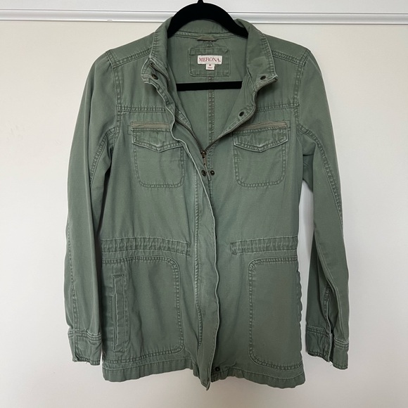 Army Green Cargo Utility Jacket by Merona — Size Medium - Picture 2 of 8